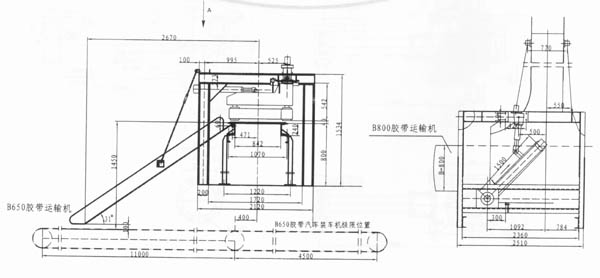 技術性能
1、輸送物料：袋裝水泥：50kg/包
2、擺線針輪減速機
(1)型號：BL15-9-1.1
(2)速比：9
(3)電動機型號：Y90S-4
功率0.55KW 轉(zhuǎn)速1410r/min
