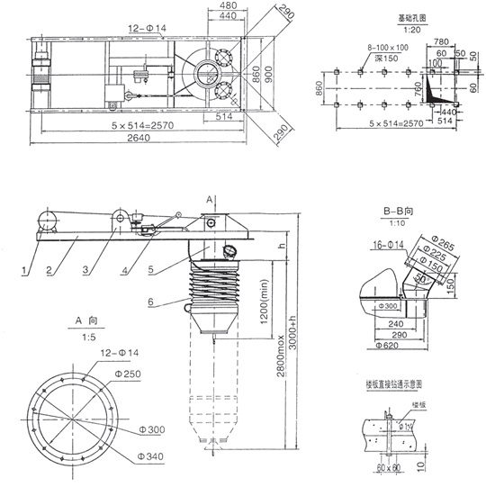 收塵機(jī)自備，收塵風(fēng)量40m3min;電控箱訂貨時(shí)另行商議。